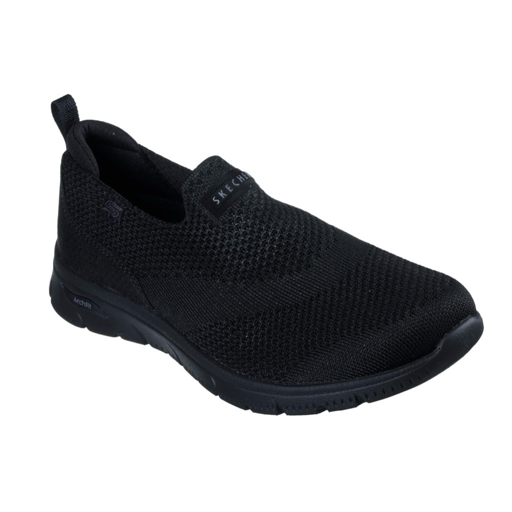 Skechers Arch Fit Refine 2.0 Cascade Black Slip-On Shoes 6.5 - Picture 3 of 9